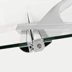 Glasduschwand Detail